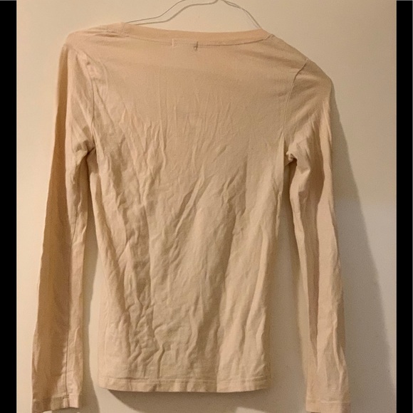 ❤️🆓ZA Cream Scoop Neck Longer Sleeves & Length S - Picture 3 of 16